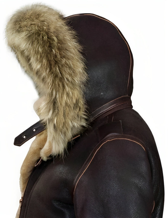 ESTÉFANO - CHAQUETA DE INVIERNO DE ESTILO SHEARLING