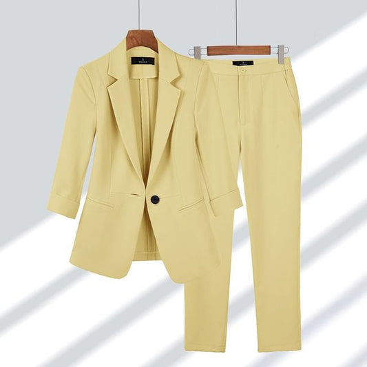 CARLA-CONJUNTO DE DOS PIEZAS: BLAZER Y PANTALÓN