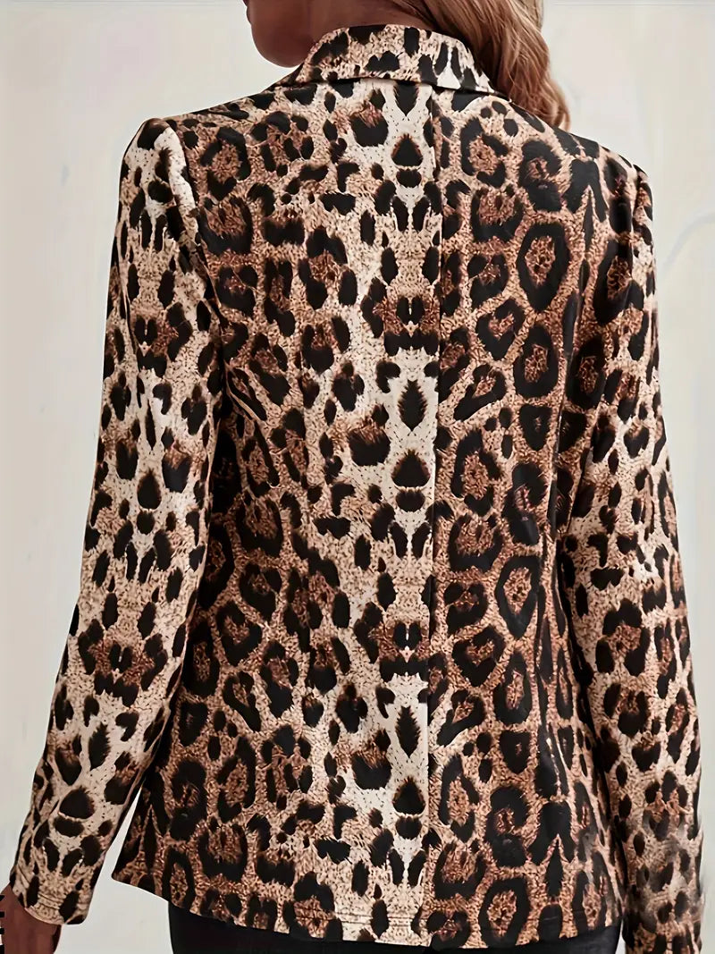 JULIA – BLAZER ELEGANTE CON ESTAMPADO DE LEOPARDO