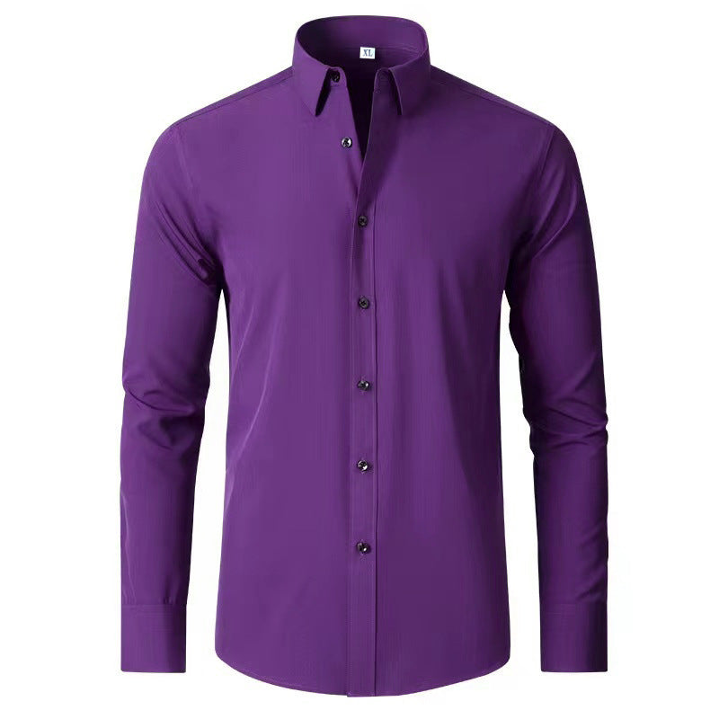 Óscar - Camisa de hombre elástica y antiarrugas