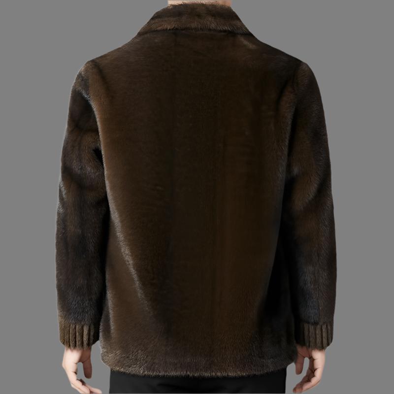 ABEL-CHAQUETA DE INVIERNO PARA HOMBRE DE FORRO POLAR CON PELO SUAVE