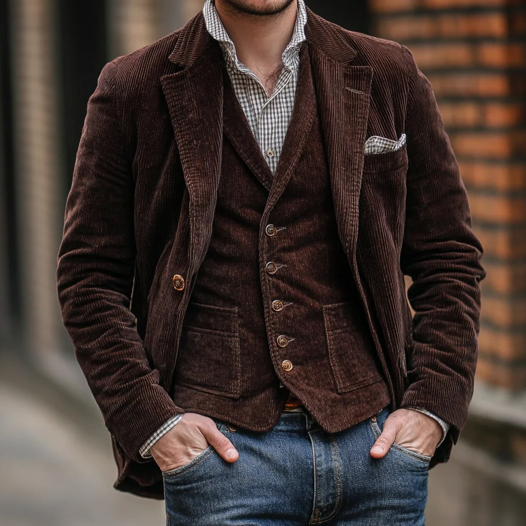 LEO-CHAQUETA VINTAGE HOMBRE