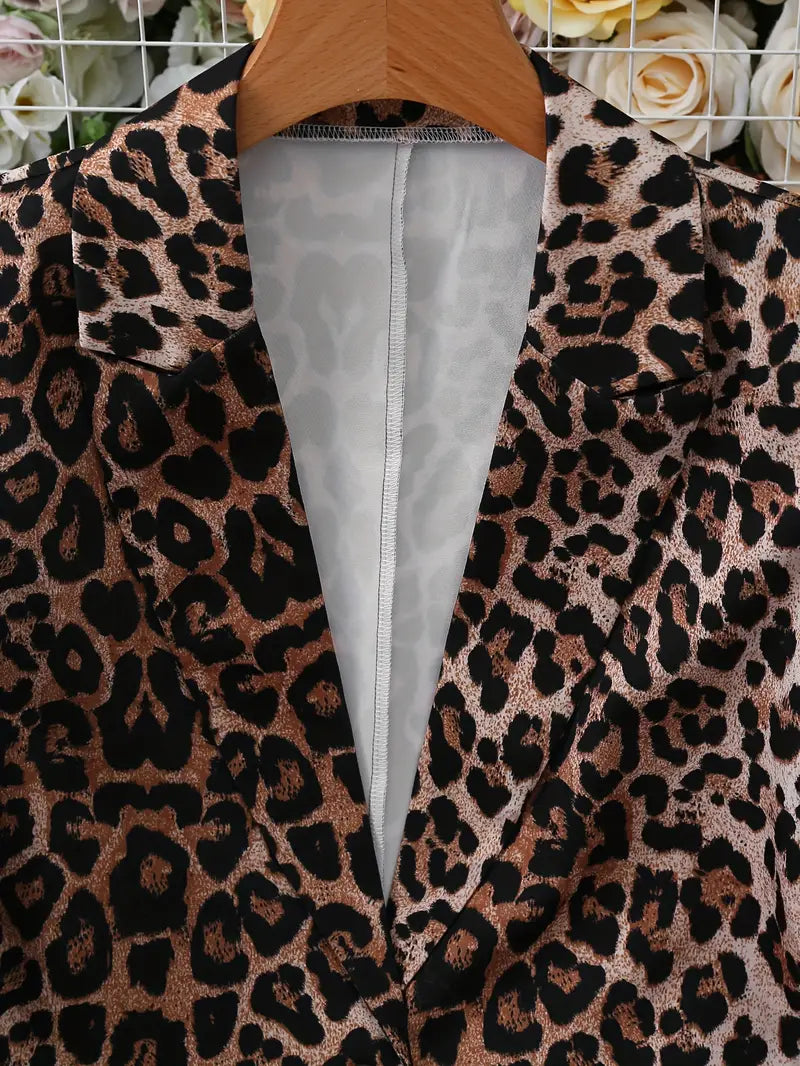 JULIA – BLAZER ELEGANTE CON ESTAMPADO DE LEOPARDO