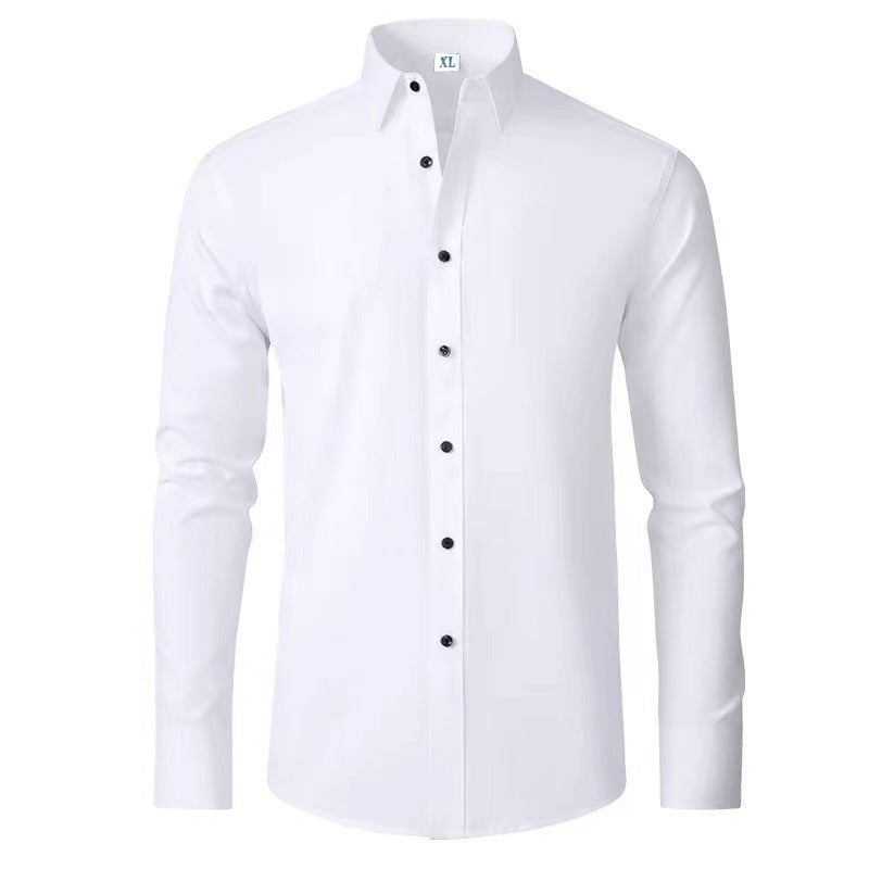 Óscar - Camisa de hombre elástica y antiarrugas