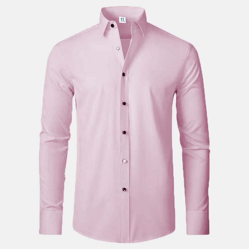 Óscar - Camisa de hombre elástica y antiarrugas