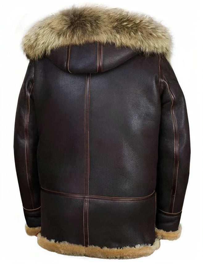 ESTÉFANO - CHAQUETA DE INVIERNO DE ESTILO SHEARLING