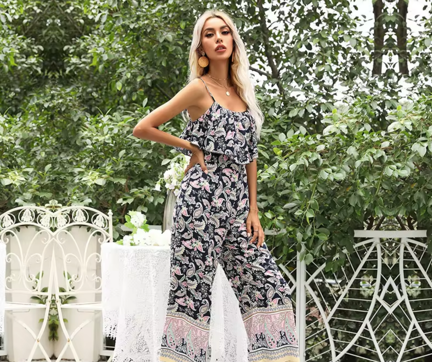 CHIARA - MONO CON ESTAMPADO FLORAL