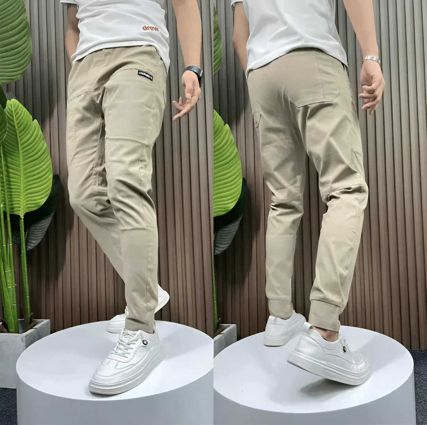 TOMÁS PANTALONES CARGO ELÁSTICOS