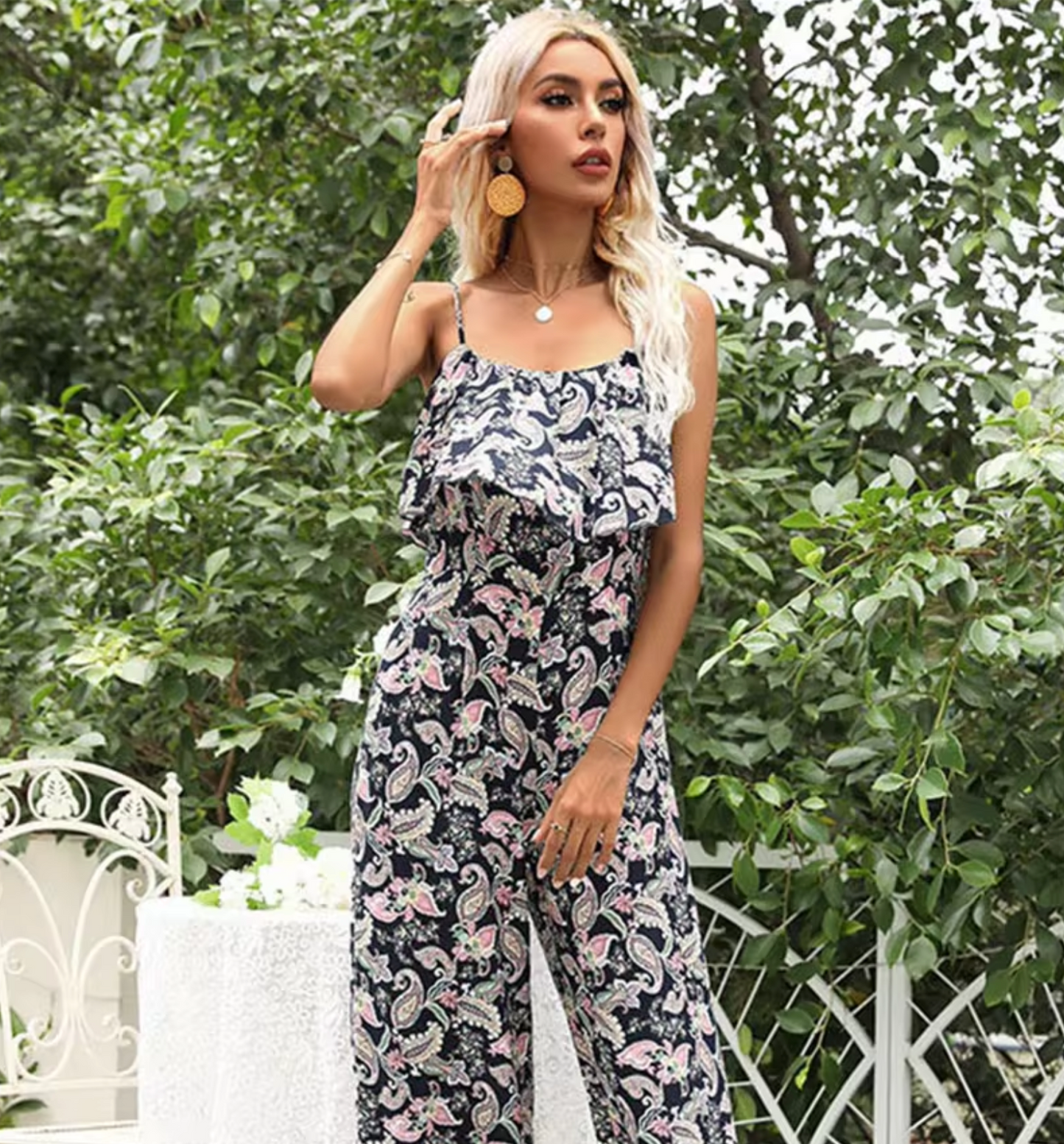 CHIARA - MONO CON ESTAMPADO FLORAL