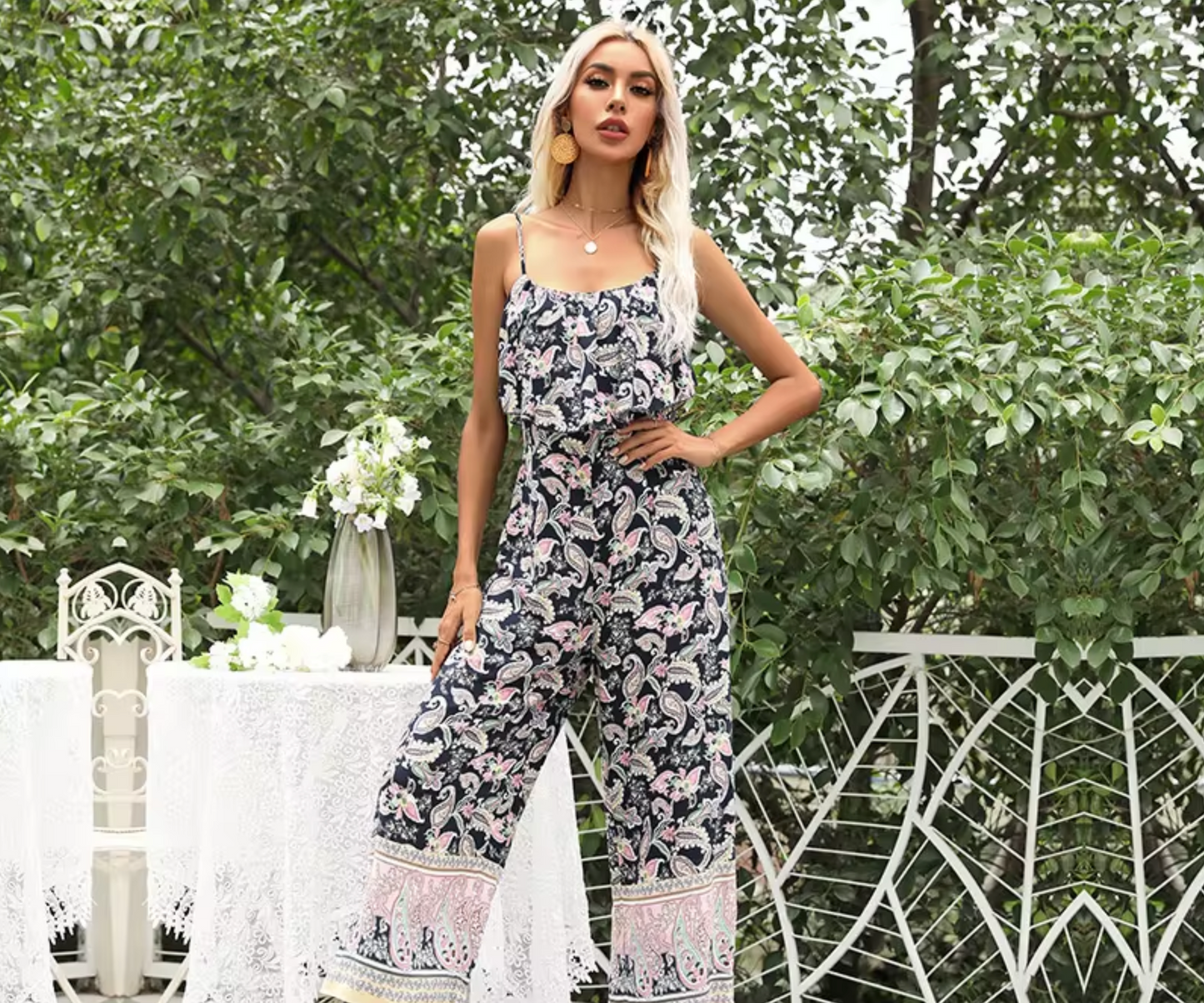 CHIARA - MONO CON ESTAMPADO FLORAL